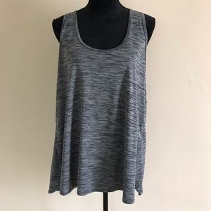 Z by Zella athletics razor back black tank top 2X